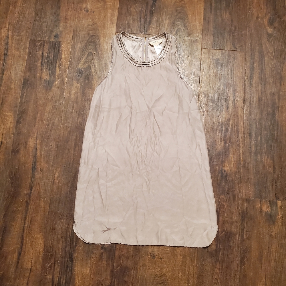 Isabel Marant 2 Silk Dress Gray Taupe Womens Lightweight